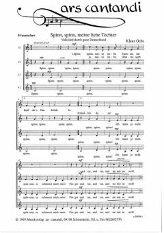 Spinn, spinn, meine liebe Tochter 