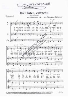 Ihr Hirten, erwacht 