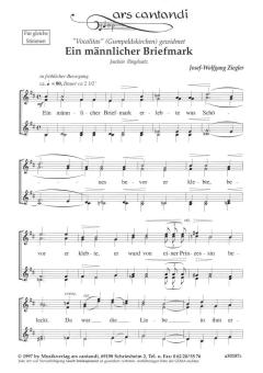 Ein männlicher Briefmark 