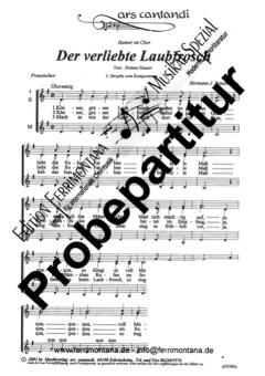 Der verliebte Laubfrosch 