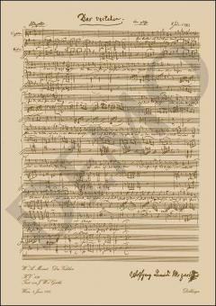 Das Veilchen KV 476 (Faksimile-Ausgabe) 