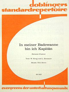 In meiner Badewanne bin ich Kapitän Foxtrot 