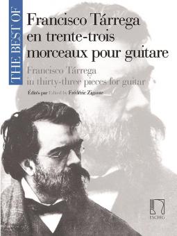 Francisco Tarrega en trente-trois morceaux pour guitare 