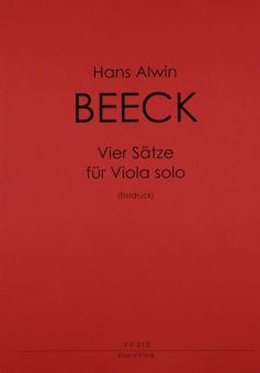 Vier Sätze für Viola solo 