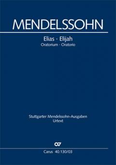 Elias MWV A 25 - Klavierauszug, deutsch/englisch Standard