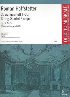 Streichquartett F-Dur op. 3/5 Hob. III:17 