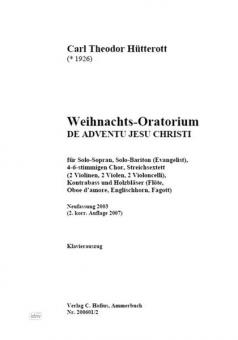 Weihnachtsoratorium 'De Adventu Jesu Christi' 