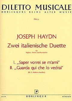 2 italienische Duette Hob. XXV:l,2 