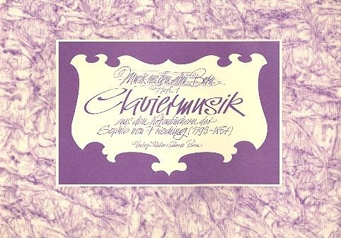 Musik aus dem alten Bern Heft 1 