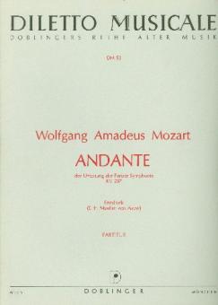 Andante der Urfassung der Pariser Symphonie (KV 297) 