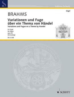 Variationen und Fuge über ein Thema von Händel B-Dur op. 24 Standard