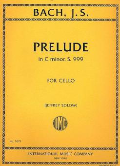 Praeludium in c-Moll BWV 999 