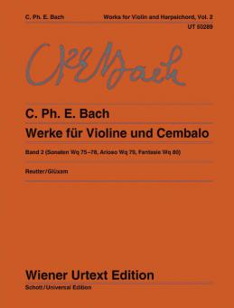 Werke für Violine und obligates Cembalo (Klavier) 2 