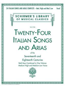 24 Italian Songs & Arias Complete 