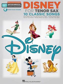 Easy Instrumental Play-Along: Disney for Tenor Sax 