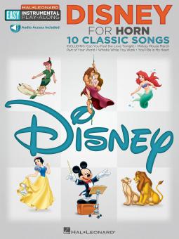 Easy Instrumental Play-Along: Disney For Horn 