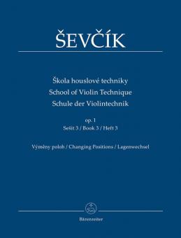 Schule der Violintechnik op. 1 Heft 3 