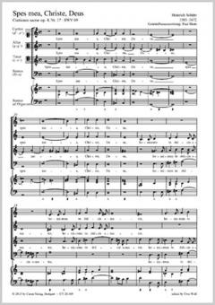 Spes mea Christe Deus SWV 69 