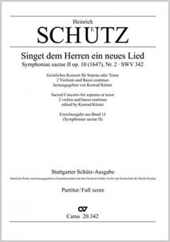 Singet dem Herrn ein neues Lied SWV 342 