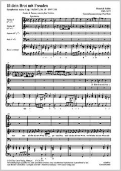 Iss dein Brot mit Freuden SWV 358 