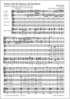 Freuet euch des Herren, ihr Gerechten SWV 367 
