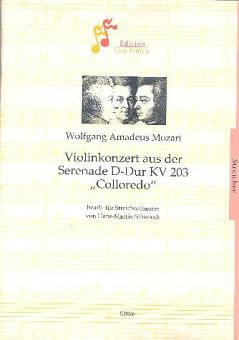 Violinkonzert aus der Colloredo-Serenade KV 203 