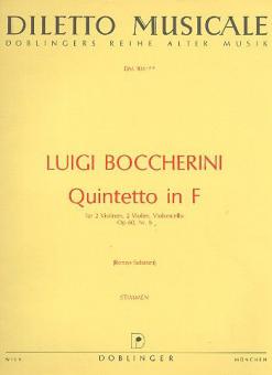 Quintetto in F op. 60/6 