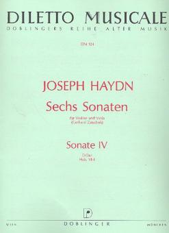 Sonate Nr. 4 D-Dur Hob. VI:4 
