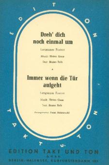 Dreh dich noch einmal um 