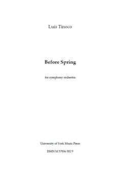 Before Spring 