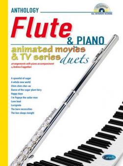Animated Movies and TV Duets for Flute and Piano 