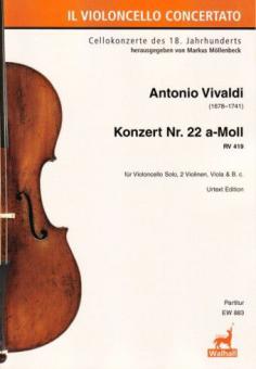Konzert Nr. 22 a-Moll RV 419 