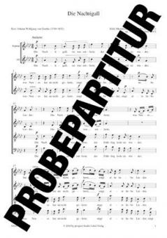 Die Nachtigall op. 59 Standard