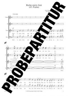 Richte mich Gott Standard