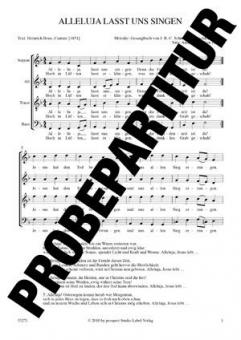 Alleluja lasst uns singen Standard