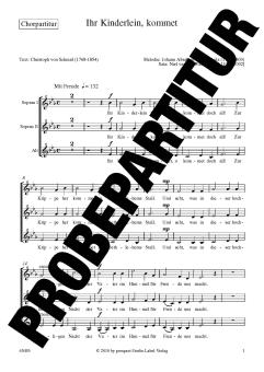Ihr Kinderlein, kommet Standard
