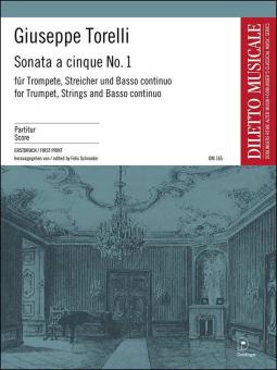 Sonata a cinque No. 1 D-Dur G 1 (Erstdruck) 