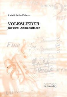 Volkslieder für zwei Altblockflöten 