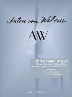 Three Piano Works op. posthumous 
