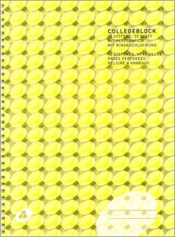 Notenblock - mit Perforation und Ringbuchlochung 