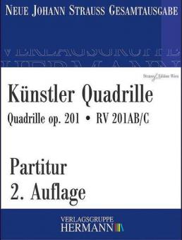 Künstler Quadrille op. 201 RV 201AB/C Standard