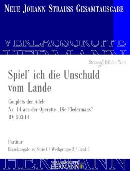 Spiel' ich die Unschuld vom Lande RV 503-14 