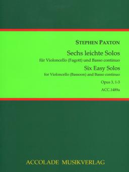 Sechs leichte Solos Op. 3 Band 1: Sonaten Nr. 1-3 