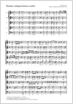 Domine, refugium factus es nobis Standard