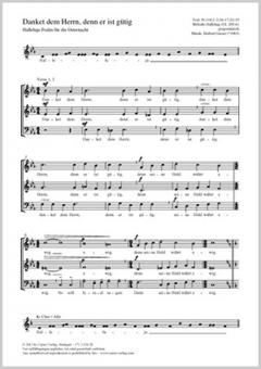 Danket dem Herrn, denn er ist gütig Standard