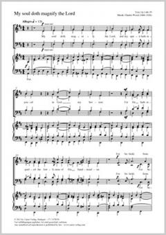My soul doth magnify the Lord Standard