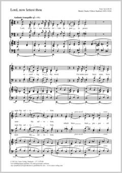 Lord, now lettest thou Standard