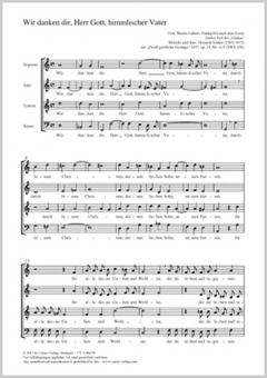 Wir danken dir, Herr Gott, himmlischer Vater Standard