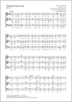 Tenebrae factae sunt MH 162 