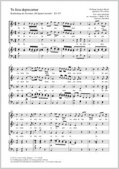 Te Jesu deprecamur KV 437 